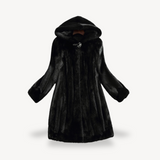 Women’s Stylish Hooded Fur Jacket | Winter