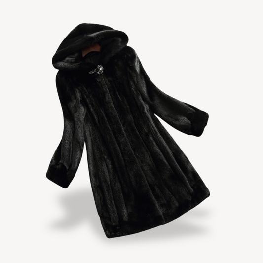 Women’s Stylish Hooded Fur Jacket | Winter