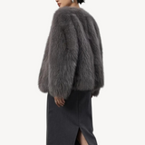 Women’s Stylish Fur Coat |  Modern Outfit
