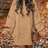 Women's Stylish Casual Jumper Dress | Midi