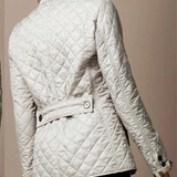 Women’s Casual Quilted Jacket with Turned-Down Collar | Stylish Outerwear