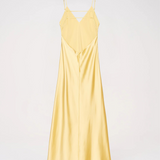 Satin Cowl Neck Slip Maxi Dress with Open Back