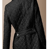 Women’s Casual Quilted Jacket with Turned-Down Collar | Stylish Outerwear