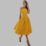 Women’s Off-the-Shoulder Prom Dress | Vintage