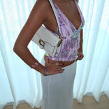 Pink Sequin V-Neck Tank Top for Women – Party Glam Sleeveless Blouse