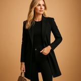 Women’s Double-Breasted Trench Coat | Structured Design