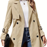 Women’s Stylish Double Breasted Trench Coat | Classic
