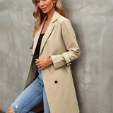 Women’s Stylish Double Breasted Trench Coat | Classic