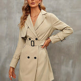 Women’s Stylish Double Breasted Trench Coat | Classic