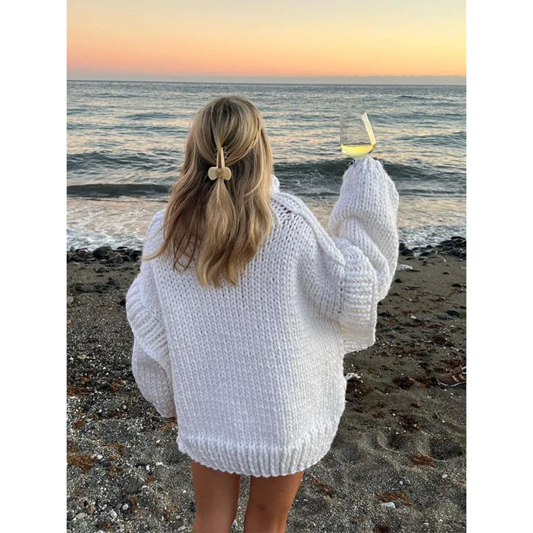 Women’s Roll Neck Jumper | Oversized Fit