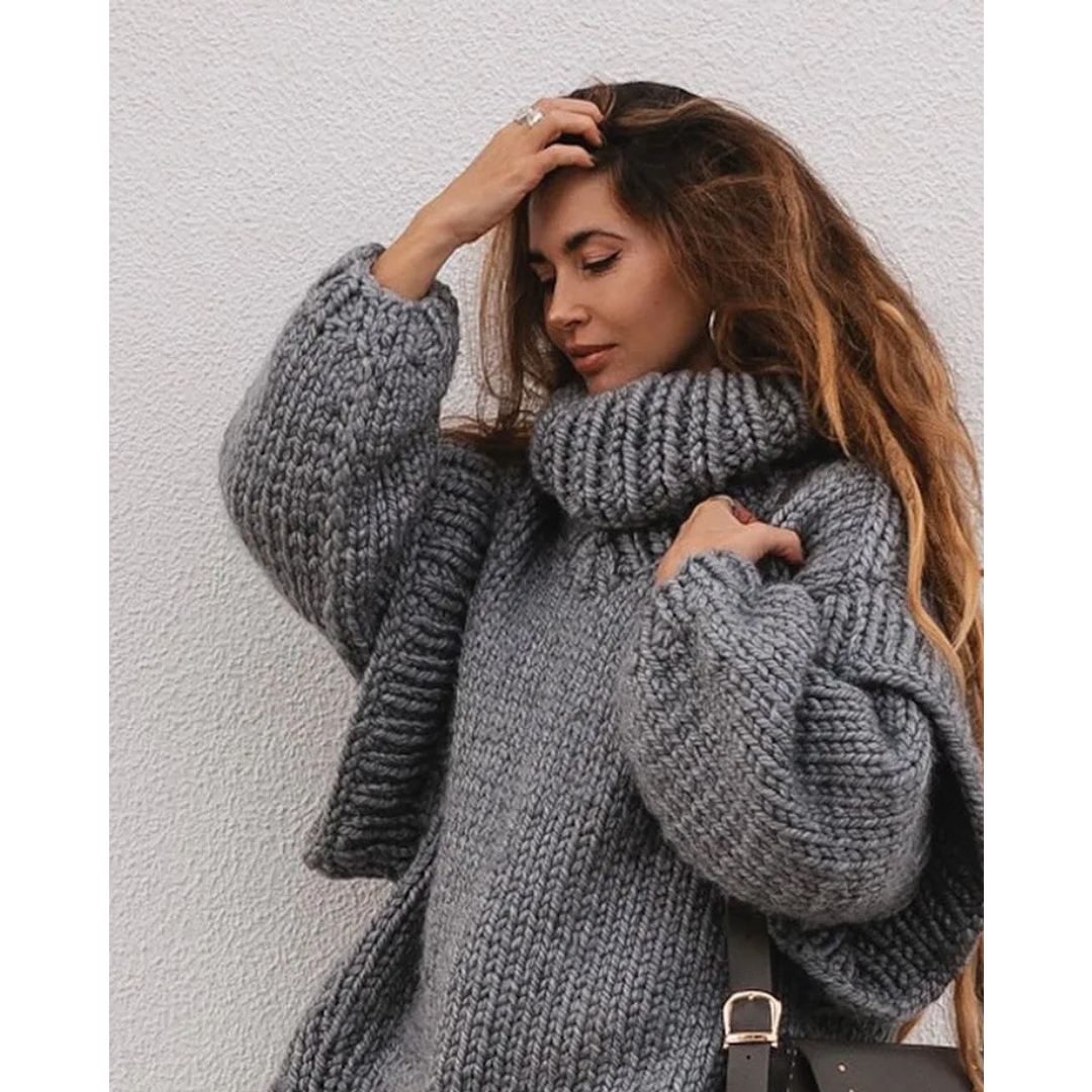 Women’s Roll Neck Jumper | Oversized Fit