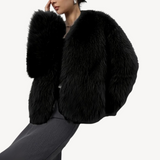 Women’s Stylish Fur Coat |  Modern Outfit