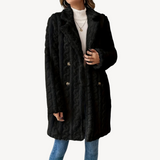 Women’s Stylish Double-Breasted Fur Jacket | Timeless