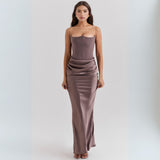 Women’s Strapless Maxi Wedding Guest Dress | Chic