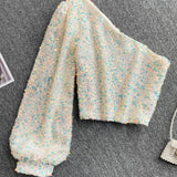 Cozy Off-Shoulder Knitted Sweater for Women